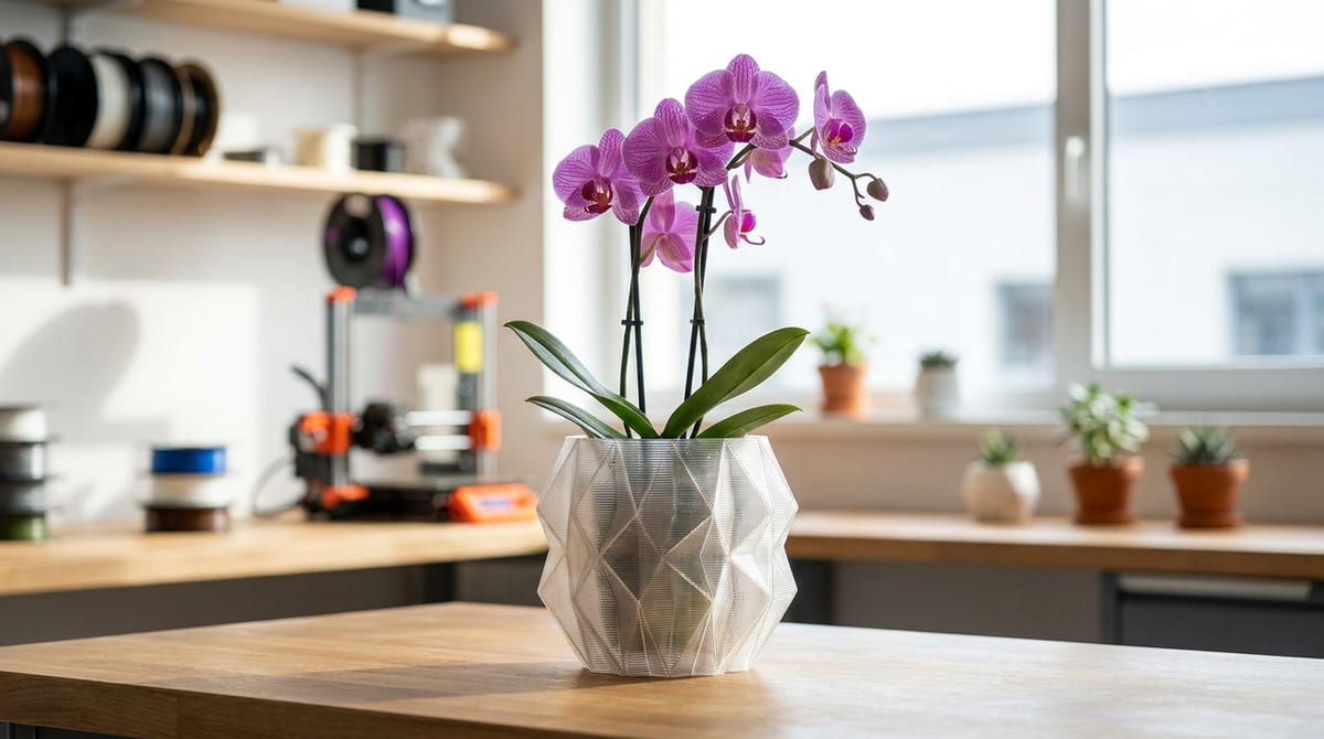 Ilustrační náhledový obrázek k článku: Květináč na orchideje: Designový květináč Echo, který orchideji sluší i prospívá