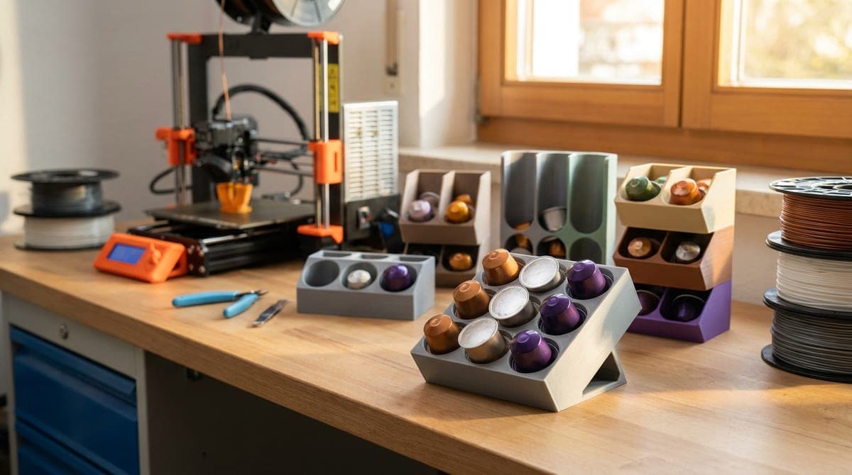Ilustrační náhledový obrázek k článku: Stojan na kapsle Nespresso: Uspořádejte si kávu od 9 do 25 kapslí