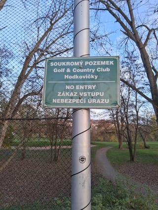 Hodkovičky, golf klub
